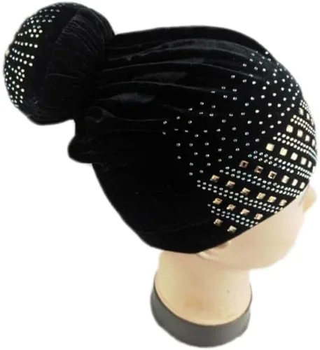 Miniatura 2 de MSBRIC - Gorros de terciopelo para mujer, color 1933