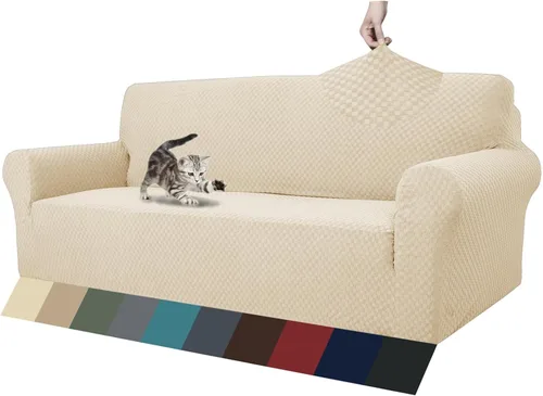Miniatura 79 de Fundas elásticas 2025 para chaise longue de sofá seccional, funda individual para chaise longue removible y lavable, funda de repuesto para asiento