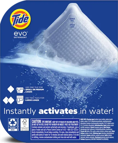 Miniatura 23 de Tide Los azulejos de fibra de detergente para ropa con aroma original de evo funcionan en el 100% de las manchas comunes, seguro para todas