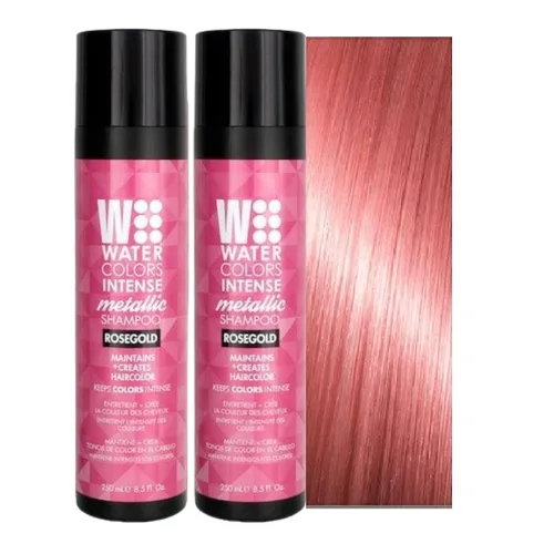 Miniatura 4 de Watercolors INTENSE METALLIC Semi Permanente Shampoo para Depósito de Color - Sin Sulfato y Parabenos para Mantener y Mejorar el Color del Cabello 8