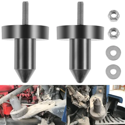 Miniatura 7 de Paquete de 2 pines de capó 924-5410 Poly para Kenworth T660, T600, T800, W900, T2000, T400, T440, T450, T470, T600A, 2003-2010
