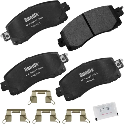 Miniatura 142 de Pastillas de freno delanteras cerámicas Bendix Priority1 CFC2302 para Hyundai Elantra 2021, Sonata 2022-2020, Kia K5 2023-2021