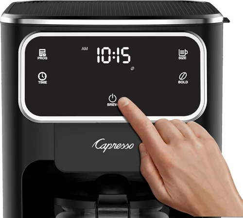 Miniatura 4 de Capresso Cafetera con pantalla táctil de 10 tazas con jarra térmica