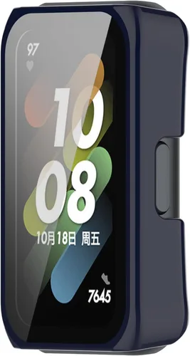 Miniatura 4 de Funda protectora de pantalla compatible con Huawei Band 7, protector de pantalla resistente a los arañazos, funda protectora completa para Huawei