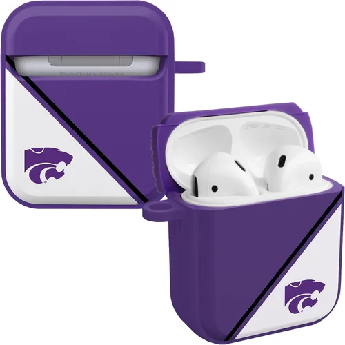 Miniatura 21 de Affinity Bands Kansas State Wildcats HDX Case Cover Compatible with Apple AirPods Gen 1 & 2 (Paint Stripe)