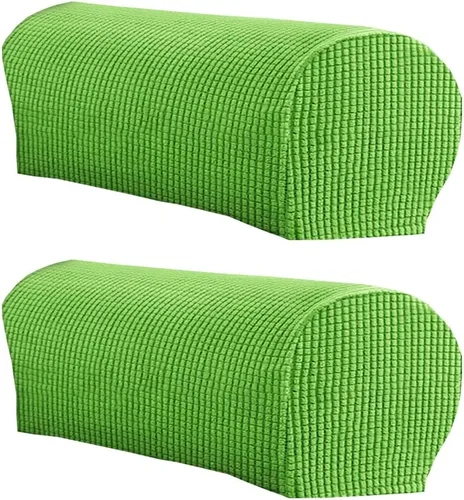 Miniatura 14 de LINGXIYA Funda de Reposabrazos de Terciopelo Suave y Elástico, Fundas para Reposabrazos de Sillas/Sofas, Fundas para Brazos de Sofá, Protector
