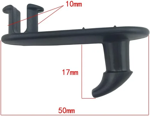 Miniatura 3 de 4 clips de fijación para alfombra de coche, ganchos de fijación para Toyota Lexus negro