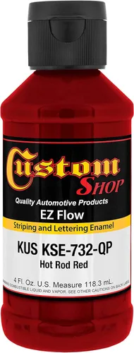 Miniatura 17 de Custom Shop KSE757-QP Triple Black - Pintura esmaltada EZ Flow a rayas y letras – 4 onzas Triple negro