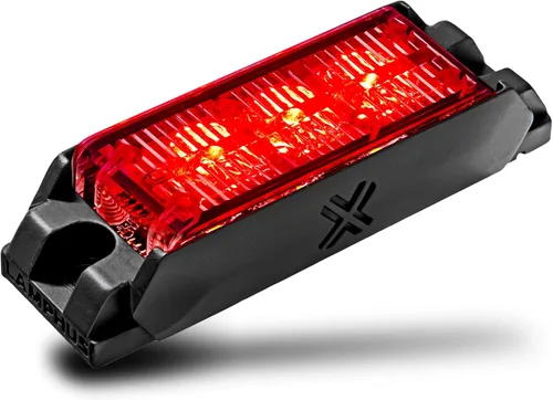 Miniatura 39 de LAMPHUS NanoFlare - Luz de advertencia estroboscópica de 5 pulgadas y 6 W, color blanco ámbar, luz de advertencia estroboscópica para parrilla