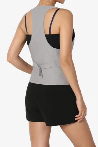 Miniatura 4 de TheMogan chaleco ajustable en la espalda para mujer.