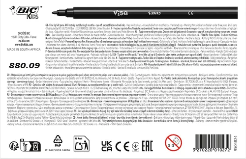 Miniatura 2 de Bic Bolígrafos para colorear Visa para niños, color negro (caja de 24)