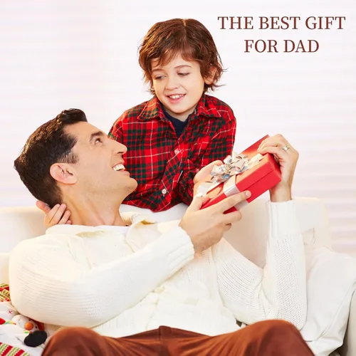 Miniatura 7 de CASIRENA Bandeja organizadora de cuero sintético para regalo del día del padre para hombres, bandeja para llaves de mesa de entrada, cartera, reloj