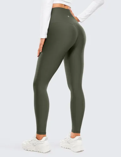 Miniatura 2 de CRZ YOGA Leggings térmicos con forro polar para mujer de 28 pulgadas, pantalones de senderismo cálidos para invierno, pantalones de yoga de cintura