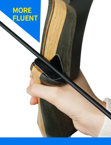 Miniatura 2 de longbowmakwe - Soporte de flecha de tiro con arco/cuerda de arco para arco recurvo