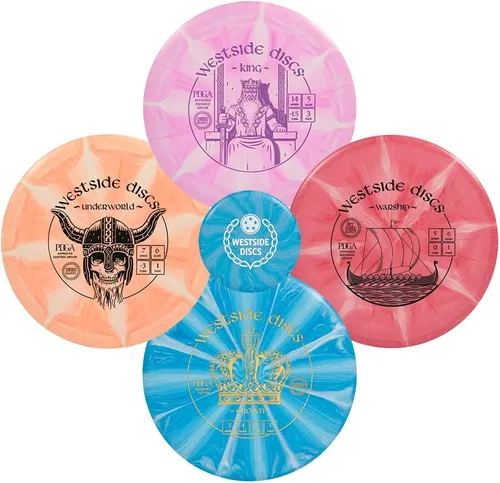 Miniatura 6 de WESTSIDE DISCS Origio Burst - Juego de iniciación de golf de 3 discos, ideal todo en uno, para hombres, 1 piloto de calle, rango medio y discos