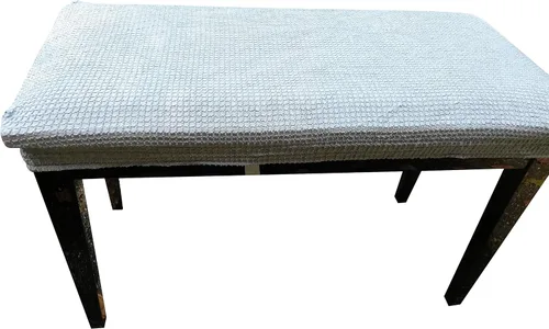 Miniatura 9 de Protector impermeable para banco de comedor, perfecto para niños, ancianos, restaurantes, clínicas dentales, fiestas, hogar, lavable a máquina, Negro