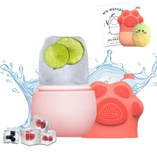 Miniatura 9 de Rodillo de hielo masajeador para mejorar el brillo, rodillo de hielo para ojos y cuello, acondicionamiento natural y cuidado de la piel, molde