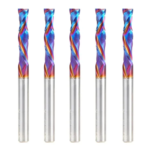 Miniatura 30 de Amana Tool Spektra Extreme Tool Life - Broca de router espiral de compresión CNC de carburo sólido, 46010-K, 3/8 D x 1-1/8 CH x 3/8 vástago x 3
