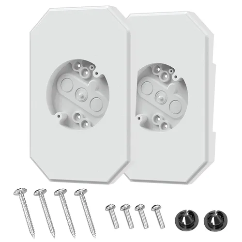 Miniatura 8 de Kit de montaje para revestimiento, bloque de montaje para revestimiento, bloque de montaje para luz exterior con caja eléctrica incorporada, placa