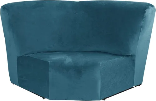 Miniatura 15 de TOPCHANCES Funda de sofá esquinero de 1 pieza, funda de asiento de esquina adicional, funda de sofá reclinable seccional, funda de terciopelo