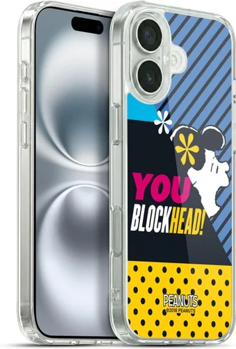 Miniatura 239 de Head Case Designs Funda de gel con licencia oficial de Peanuts Snoopy & Woodstock Halfs and Laughs [protección de grado militar] compatible
