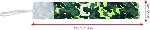 Miniatura 5 de Fydun Brazo de capitán de camuflaje, de nailon duradero, para equipos al aire libre, grupos deportivos, brazaletes de fútbol ajustables