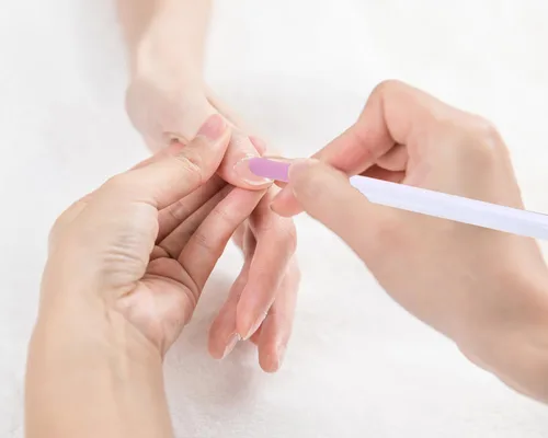 Miniatura 5 de ONLYKXY Empujadores de cutículas de uñas con piedra pómez, mango de plástico, limpiador, removedor de cutículas, lima de uñas, manicura, pedicura