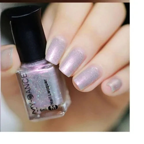 Miniatura 38 de Esmalte de uñas plateado, efecto espejo metálico, decoración de uñas metálica de larga duración no desprendible, esmalte de uñas brillante para 12#