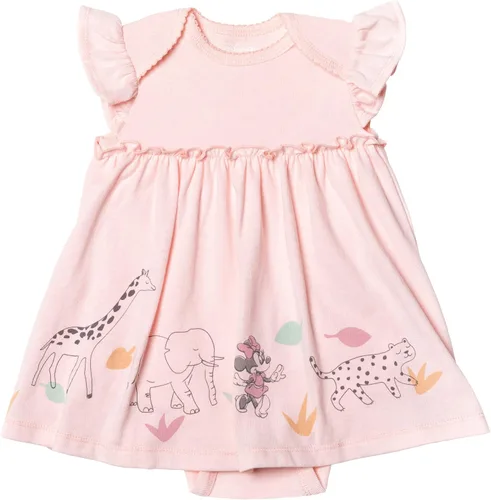 Miniatura 4 de Disney Minnie Mouse - Conjunto de 3 piezas de manga corta con falda color rosa y verde