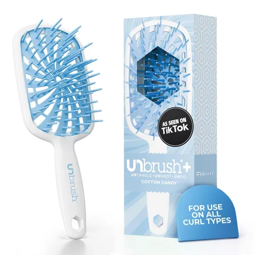 Miniatura 11 de FHI Heat UNbrush Plus — Cepillo para cabello rizado para desenredar suave y eficazmente el cabello húmedo o seco y frágil — Cepillo desenredante