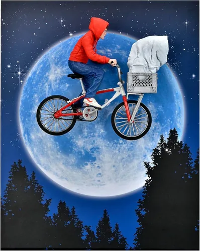 Miniatura 7 de NECA - E.T. La figura de acción a escala de 7 ″ del 40 aniversario extraterrestre – Elliott & E.T. en bicicleta
