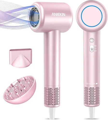 Miniatura 12 de Secador de Pelo, Secador de Pelo Iónico de Alta Velocidad y Bajo Ruido para Secado Rápido, Regalos de Cumpleaños y Navidad para Mujeres, Hombres