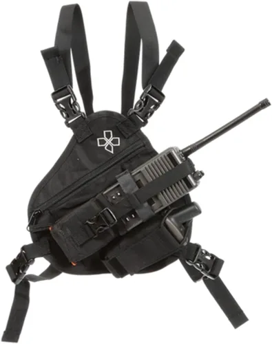 COAXSHER RP-1 Arnés de pecho para radio Scout para radio de 2 vías y electrónica | Búsqueda y rescate, patrulla de esquí, respuesta a emergencias -