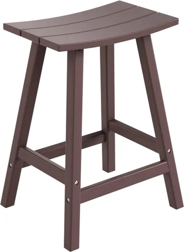 Miniatura 24 de HDPE Laguna Contempo - Taburete de bar de 29", color negro
