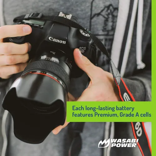 Miniatura 5 de Wasabi Power Batería (paquete de 2) cargador dual para Canon NB-13L, PowerShot G1 X Mark III, G5 X, G5 X Mark II, G7 X, G7 X Mark II, G7 X Mark III