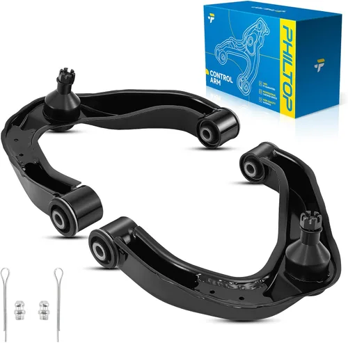 Miniatura 52 de PHILTOP Brazos de control delanteros inferiores con rótulas, barra estabilizadora, enlaces finales de barras de acoplamiento, kit de suspensión