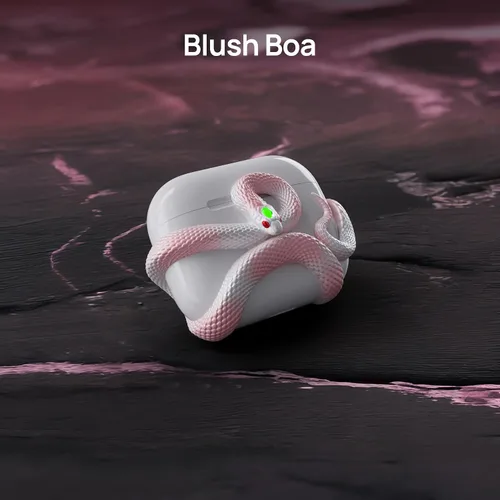 Miniatura 7 de La Funda Decorativa de Serpiente Compatible con AirPods 4ª Generación. Funda 3D Creativa y Estética de Serpiente de HaloMyyth, Cabeza Iluminada