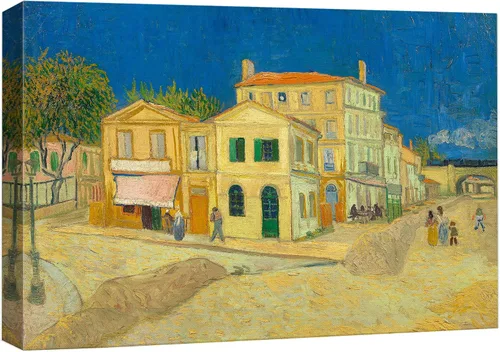 Miniatura 11 de Van Gogh - Lienzo con diseño giclée de olivos con cielo amarillo y sol, arte de pared de galería, estirado y enmarcado, listo para colgar, 24 x 36