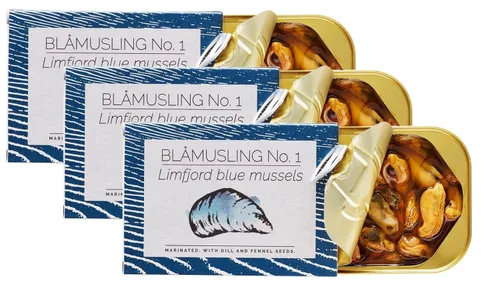 Miniatura 8 de Fangst Blamuslinger Nº 1 Mejillones Azules Conservados Marinados con Semillas de Eneldo e Hinojo en Aceite de Colza Prensado en Frío 1 lata