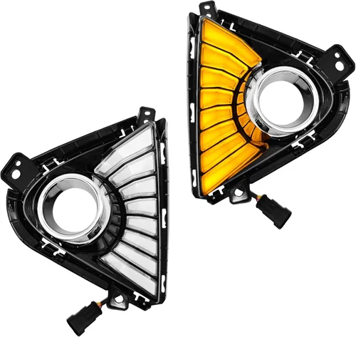 Miniatura 16 de Compatible con luces antiniebla Hyundai Accent 2012-2017 con DRL y intermitente, kit completo con interruptor y arnés (versión LED)