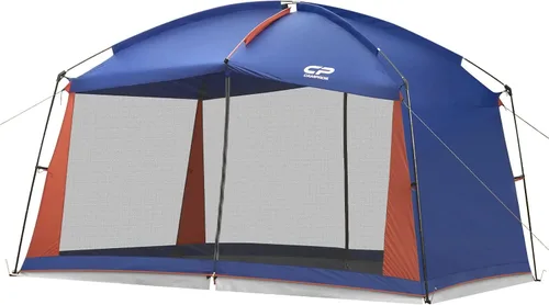 Miniatura 15 de CAMPROS CP Tienda de campaña de casa con pantalla de 10 x 10 pies, toldo con malla de pantalla de malla para patios, actividades de camping al aire