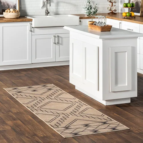 Miniatura 31 de nuLOOM Kasie Natural - Alfombra de 5 x 8 pies, lavable a máquina, antideslizante, para sala de estar, dormitorio, habitación de los niños, 2-Natural