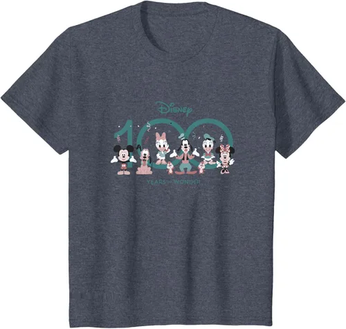 Miniatura 17 de Disney 100 Years of Wonder Mickey & Pals Muted Cute D100 Camiseta, Negro