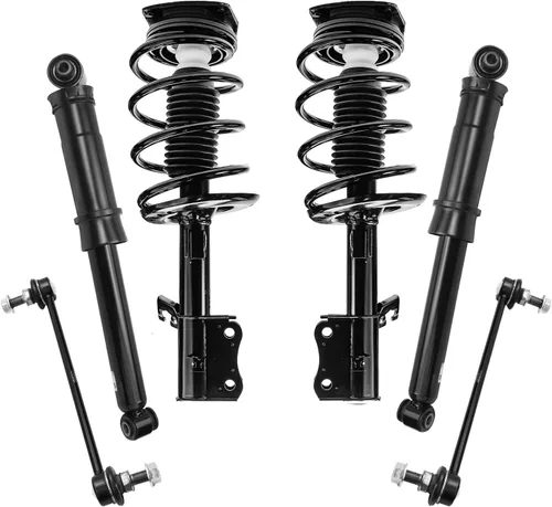 Miniatura 65 de Detroit Axle - Kit de puntales delanteros de 6 piezas para Ford Escape 2014-2019, 2 puntales y muelles helicoidales, 2 enlaces de barra