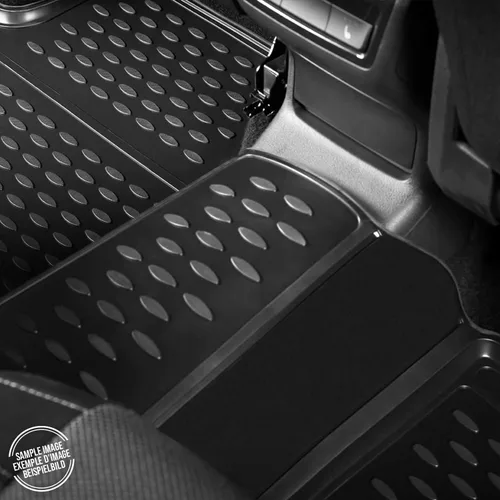 Miniatura 6 de OMAC Alfombrillas de piso para Kia Soul EV 2015-2019, alfombrillas para automóvil para todo clima, 3D, ajuste personalizado, alfombrilla de goma