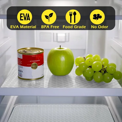 Miniatura 6 de Revestimiento para refrigerador, revestimientos impermeables para estantes y cajones para gabinete de cocina, tapete para baño debajo del fregadero