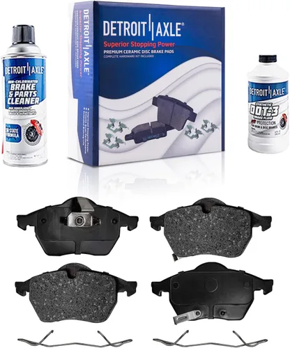 Miniatura 67 de Detroit Axle - Pastillas de Freno para Nissan Altima Sentra 350Z Juke INFINITI G35, Pastillas de Freno Cerámica Delanteras y Traseras Reemplazo