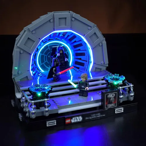 Miniatura 8 de VONADO Kit de luces LED compatible con el set de casco Lego Captain Rex 75349, iluminación DIY compatible con el casco Lego 75349 (sin modelo)