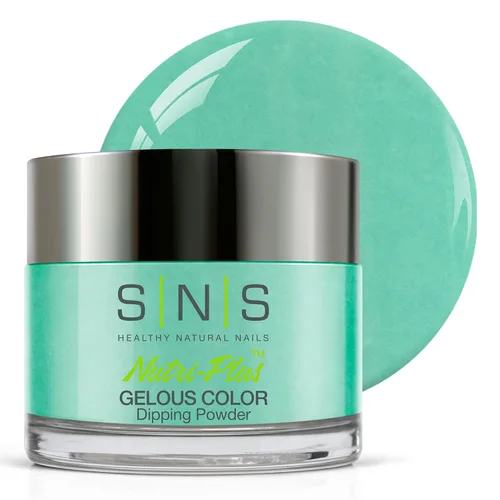 Miniatura 25 de SNS - Polvo de inmersión para uñas, polvo de inmersión de color geloso, Belvedere Lookout (amarillo, crema), color de uñas de larga duración dura 14