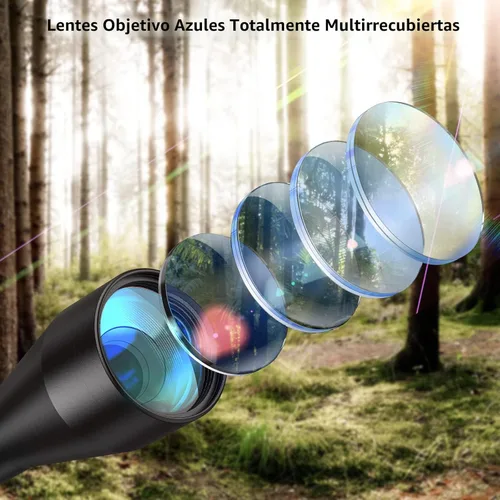 Miniatura 3 de CVLIFE 3-9x40 Optics R4 Reticle Crosshair Alcance con monturas de alcance Negro